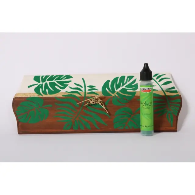 Velvet powder 4gr Pentart, Light Green 2