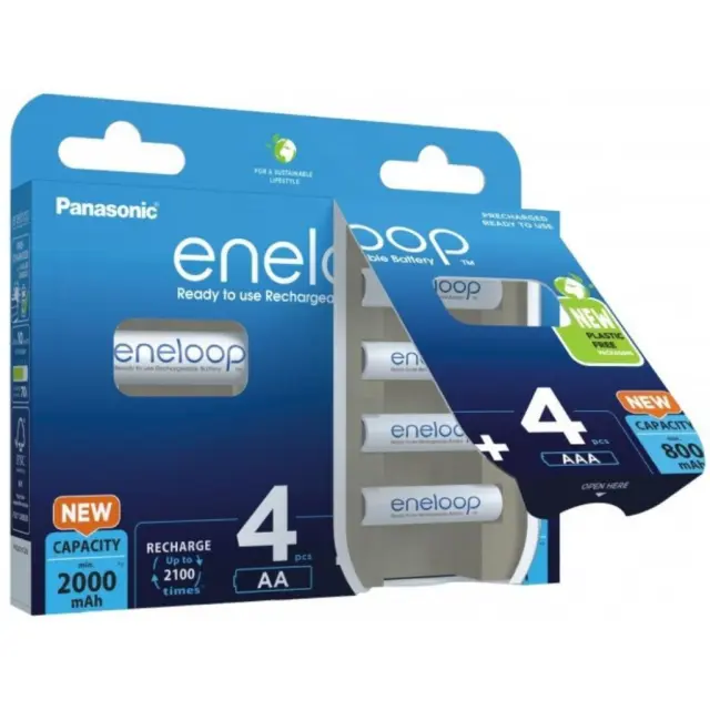 Panasonic Eneloop BK-KJMCDE44E 8BE (blister) R03/AAA (PAN19959) PANASONIC BATTERY