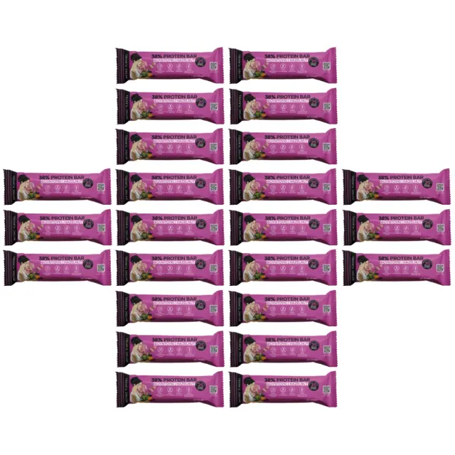 Μπάρες Πρωτεΐνης 38% Φουντούκι & Μέλι • Mythic Flavors • Mega Combo 24 τμχ