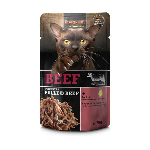 Leonardo Φιλετάκια Βοδινό & Pulled Beef 70gr