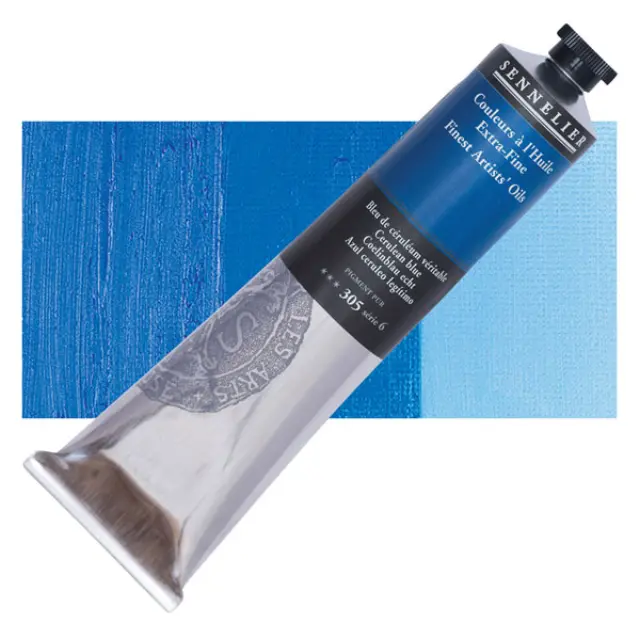 Sennelier Λάδι Finest Artists Oil 305 Cerulean Blue - 200ml