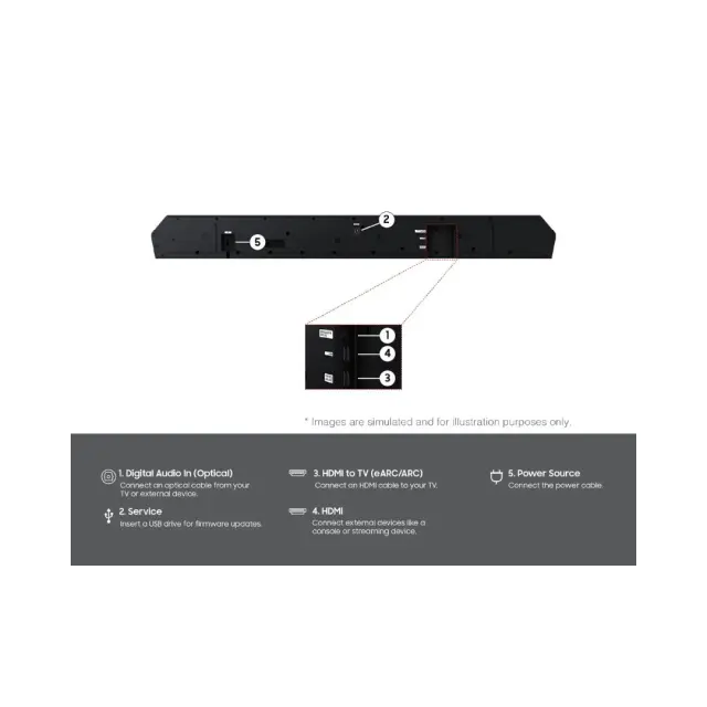 Samsung Soundbar HW-Q800H/EN 5.1.2 Black (HW-Q800H/EN) 3