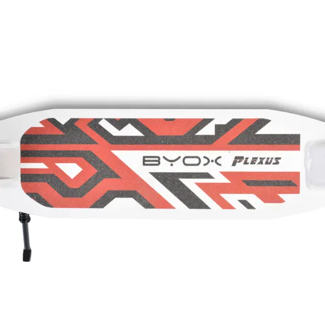 Byox Plexus Scooter Αναδιπλούμενο Πατίνι Αλουμινίου Ανάρτηση Δισκόφρενο - White 3