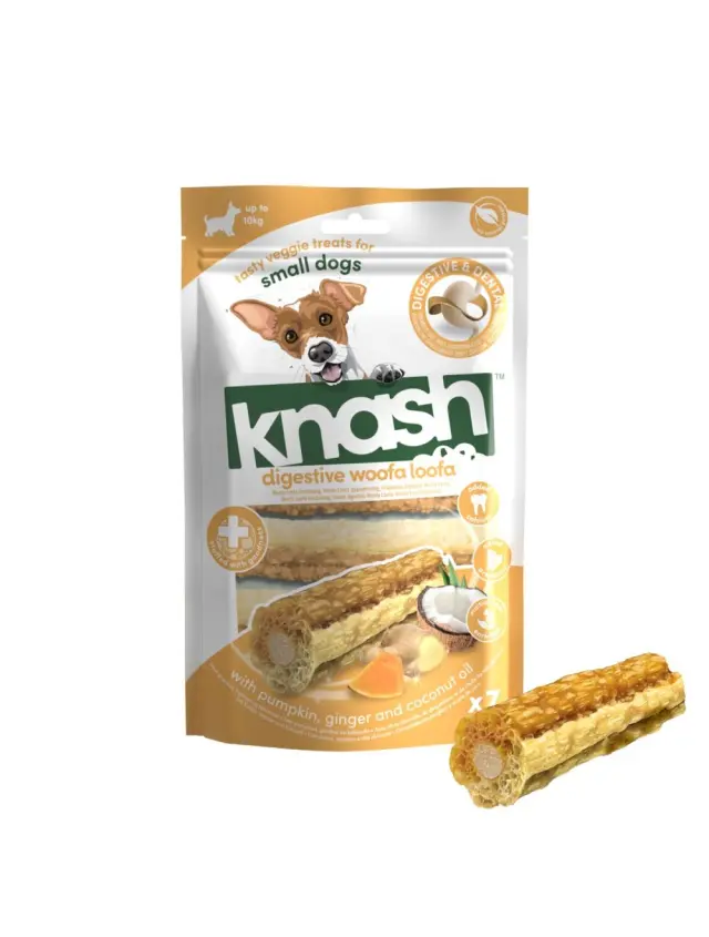 Knash Λιχουδιές Σκύλου για Υγιή Δόντια με Μέντα, Μαϊντανό & Λάδι Καρύδας 126gr Μονόχρωμο