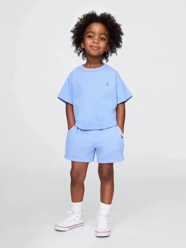 Βρεφικό & Νηπιακό Vintage Soft Pull-On Σορτς Shirting blue