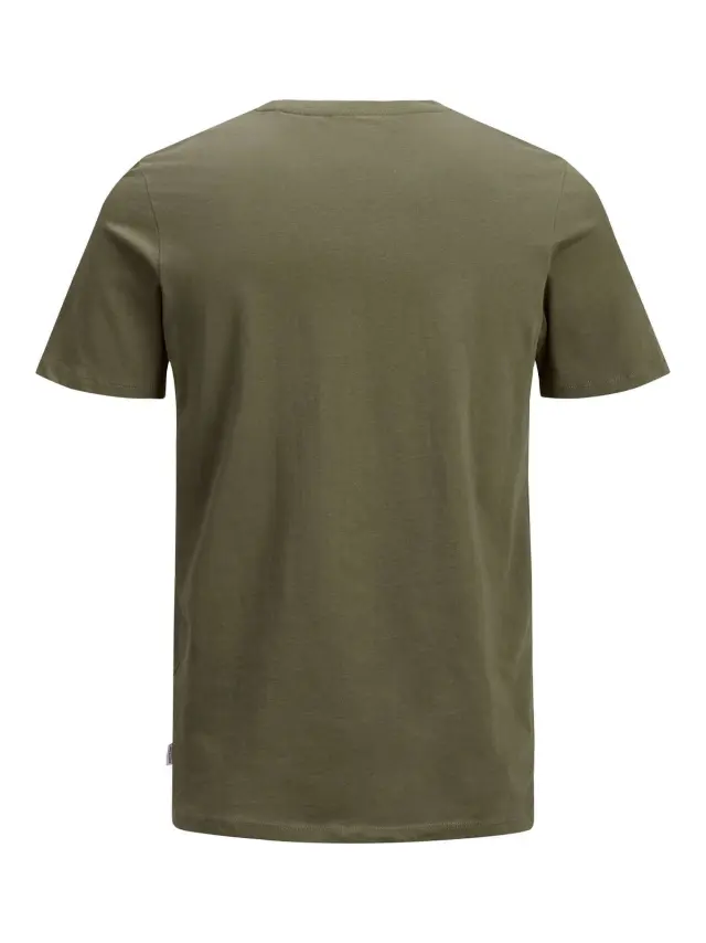JJEORGANIC BASIC TEE SS O-NECK NOOS Olive Night 2
