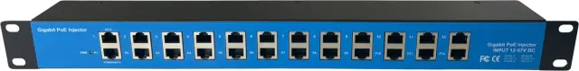 Conexpro passive Gigabit PoE rackmount panel, 12 ports