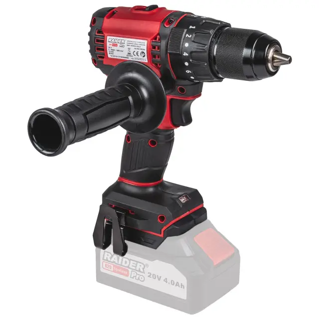 RAIDER R20 Solo Δραπανοκατσάβιδο κρουστικό μπαταρίας brushless 20V RDP-YBID20 2