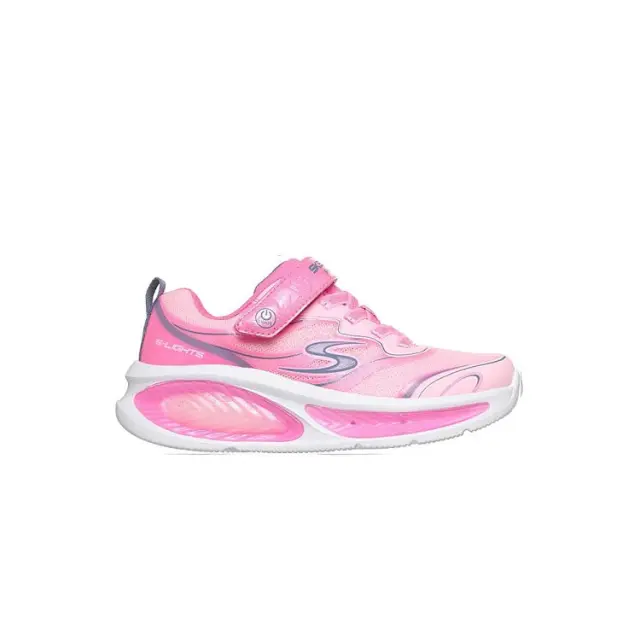 Παιδικό Παπούτσι για Κορίτσι Skechers Glitter Upper Mesh Lighted Sneaker (Μεγέθη 27-35) ΠΟΛΥΧΡΩΜΟ