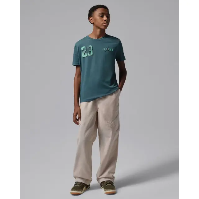 Jordan JDB Brooklyn Varsity ΠΑΙΔΙΚΗ ΜΠΛΟΥΖΑ (95F748-EA0) - Πετρόλ 2