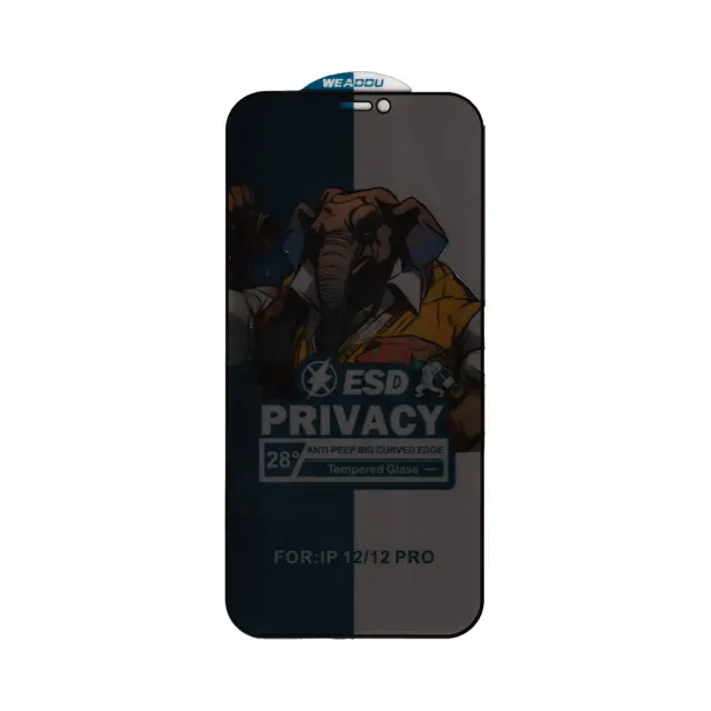 Προστατευτικό Τζάμι Οθόνης Weaddu Privacy Film Tempered Glass Apple iPhone 12 / 12 Pro