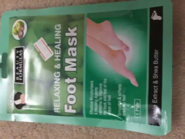 Beauty Formulas Relaxing & Healing Foot Mask Μάσκα Περιποίησης Ποδιών 1 Ζευγάρι