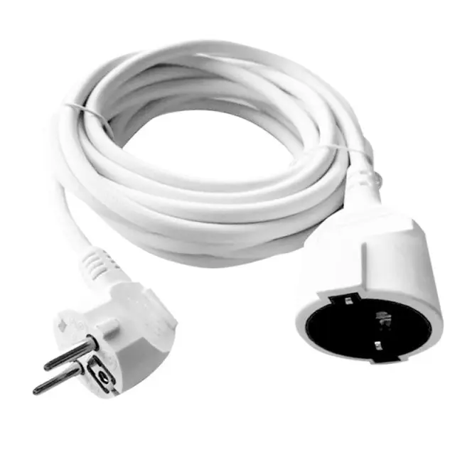 Bormann BCR2200 - Προέκταση Καλωδίου Σούκο 5M 3X1.5mm, Λευκή (053996)