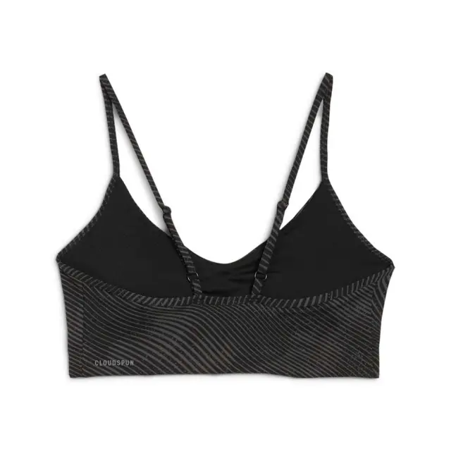 Puma Women's Cloudspun Allover Print Bra Μαύρο 527505-01 (Puma) 2