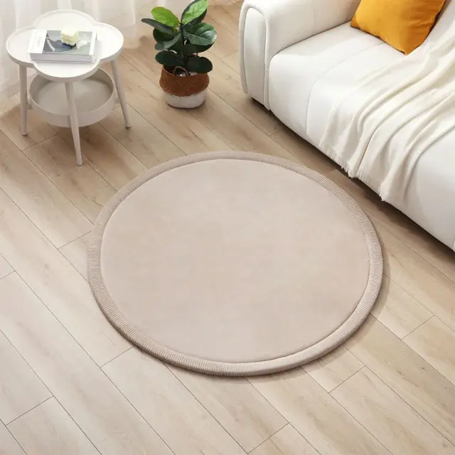 Hakuna Matte Cloudsoft Χαλί Στρογγυλό 'Μπεζ' (120 x 120 x 2.5 εκ.) 771429 3