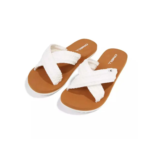 O'neill Women's Ditsy Bloom Slides Άσπρο - Καφέ 1400046-11010 (O'neill) - 36 2