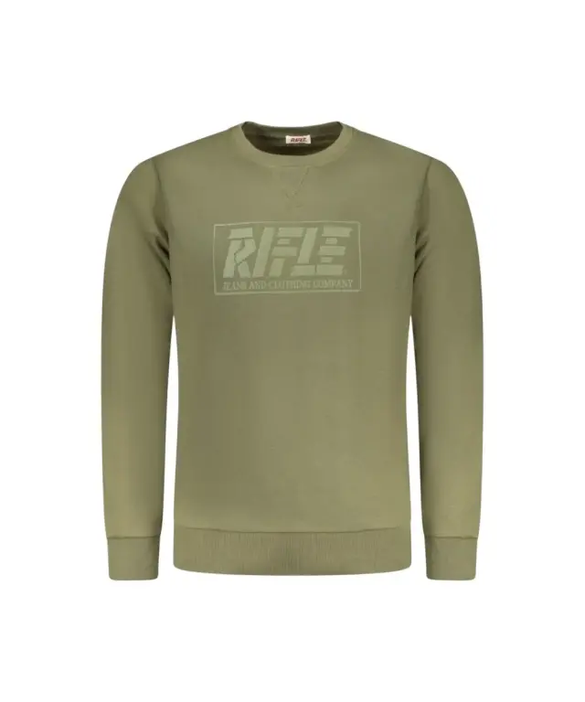 Rifle Jeans - Ανδρική Μπλούζα Φούτερ Regular Fit RFF415-ARMY Χακί