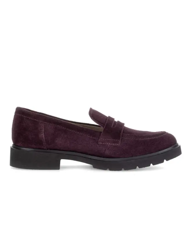 Gabor Μοκασίνια-Loafers Γυναικείο δέρμα Nubuck Μπορντώ GAB/400101 002-MULBERRY - 38 3