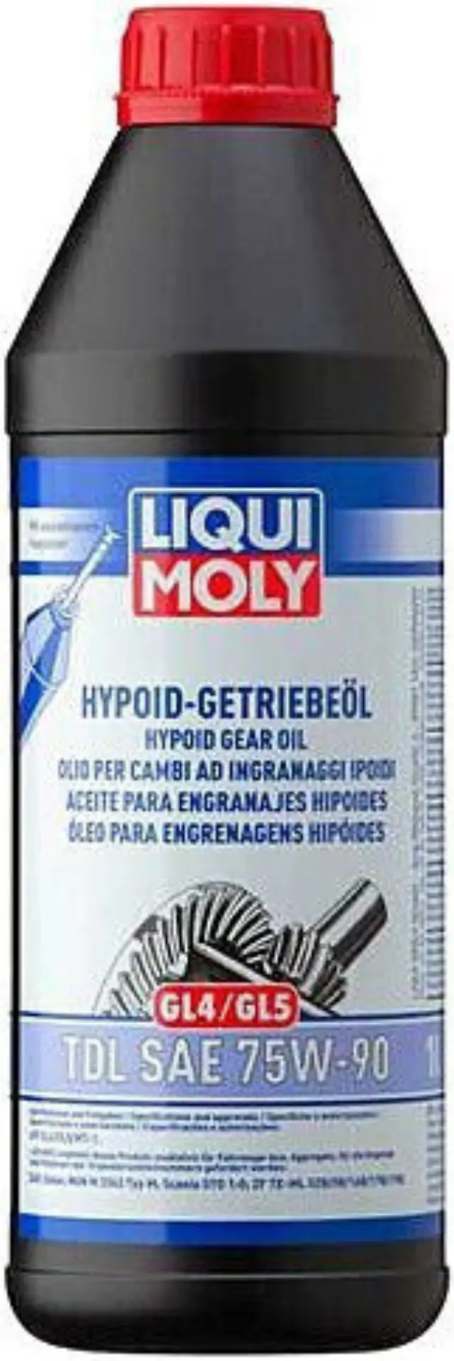 Liqui Moly Hypoid Gear Oil (GL4/5) TDL Βαλβολίνη Αυτοκινήτου για Χειροκίνητο Κιβώτιο Ταχυτήτων & Διαφορικό 75W-90 1lt 2