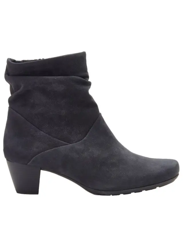Gabor Μποτάκια με Τακούνι Γυναικείο δέρμα Nubuck Μπλέ GAB/32823 46-OCEAN 3
