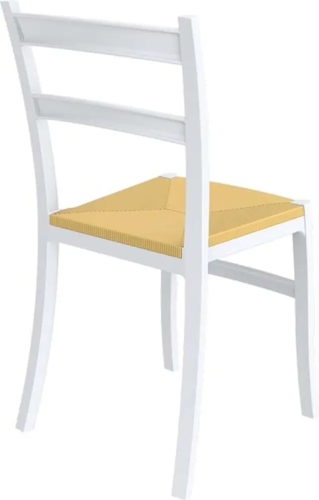 Καρέκλα Στοιβαζόμενη TIFFANY Λευκό PP 45x51x85cm 2