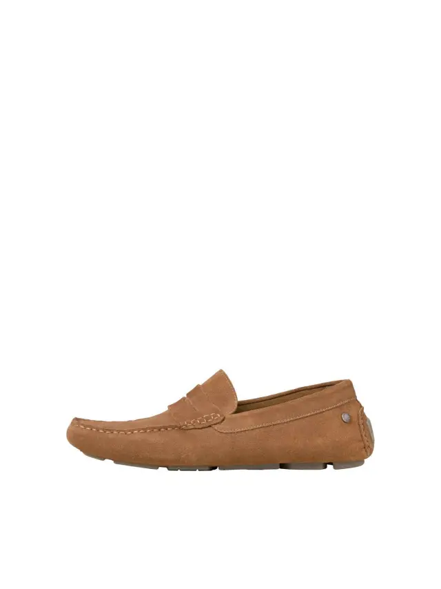 JFWJENSEN SUEDE LOAFER Cognac