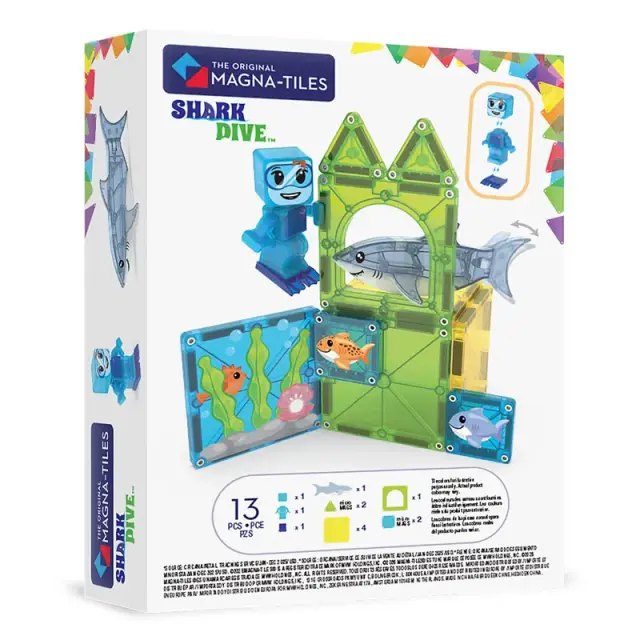 Magna-Tiles Μαγνητικά Πλακίδια Shark Dive 13 Κομμάτια (3+ ετών) 262013SD 3