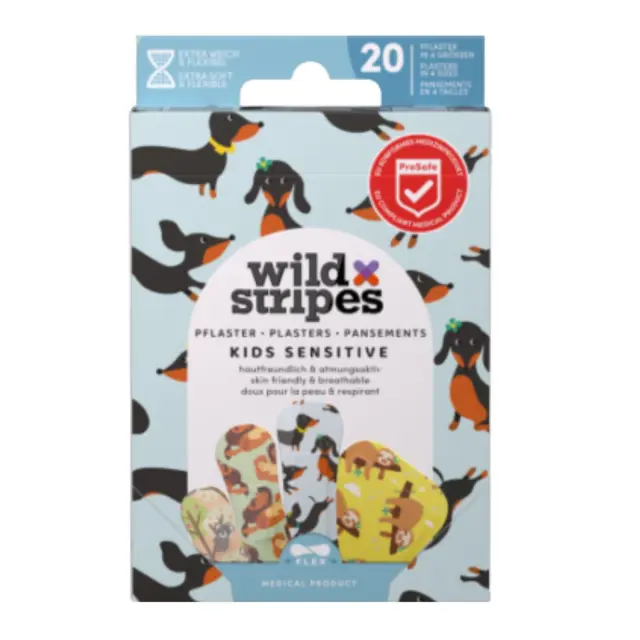Wild Stripes Kids Animal Fun Παιδικά Αυτοκόλλητα Επιθέματα 20τμχ