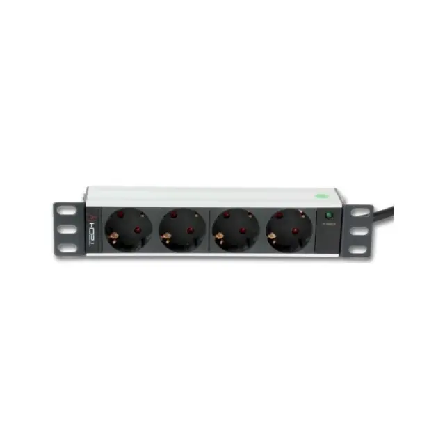 Techly Power Strip 4-Socket 1.8m for Rack Cabinet (100464)