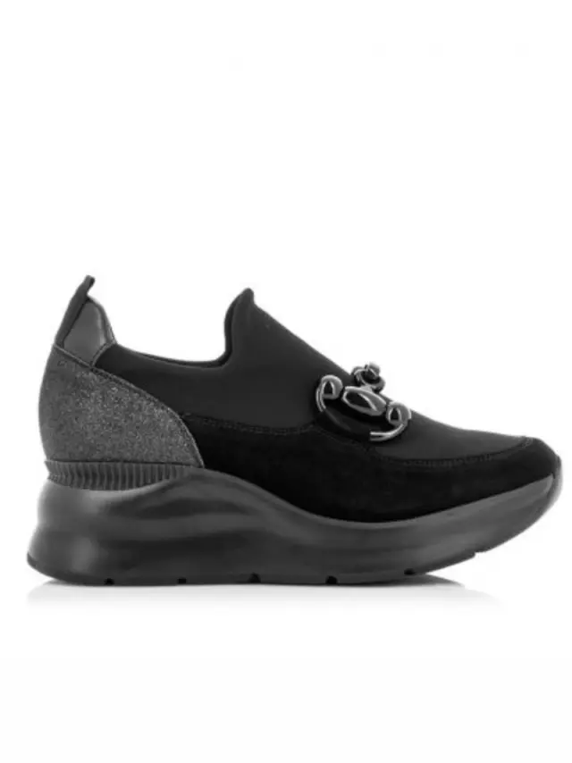Comart Sneakers Γυναικείο ύφασμα/δέρμα Nubuck Μαύρο ART/4494 NERO 3