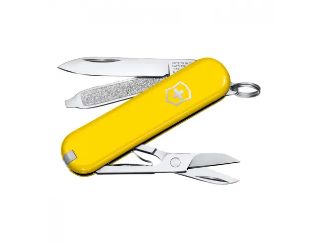 Ελβετικός Σουγιάς Victorinox Classic SD με 7 λειτουργίες και μήκος 5.8cm - Sunny Side0.6223.8G