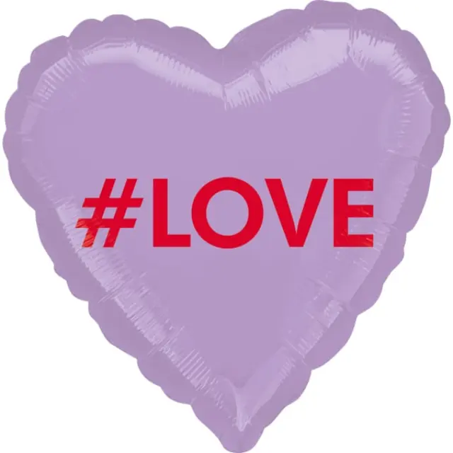 Μπαλόνια Φοιλ 17 #Love Candy Heart / 43εκ