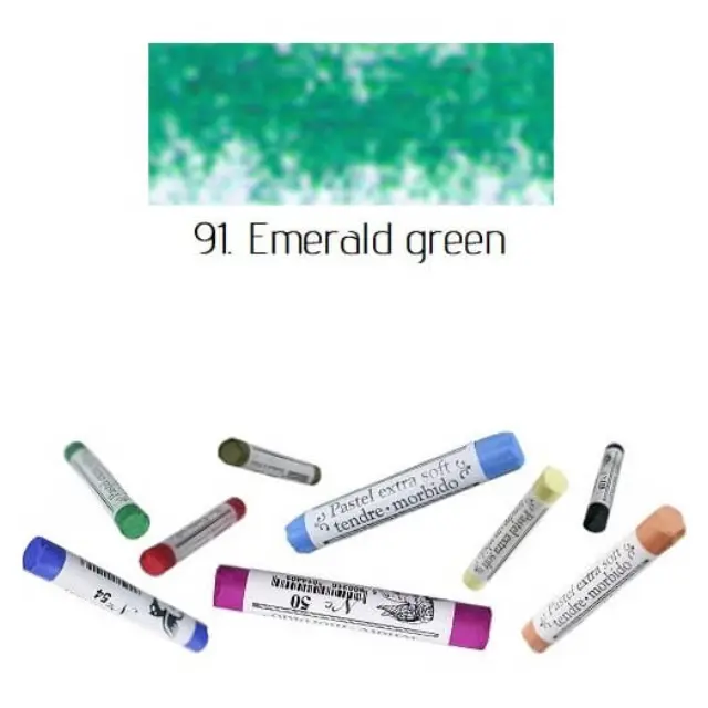 Soft pastel Extrafine Renesans - Emerald green