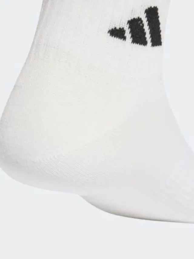 adidas Essentials Αθλητικές Κάλτσες Λευκές 3 Ζεύγη 3
