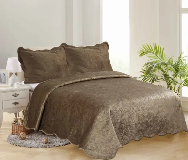 ΚΟΥΒΕΡΛΙ SUPERSOFT ΛΑΧΟΥΡΙ (220cm x 240cm + 2 x 50cm x 70cm ) smoke - -