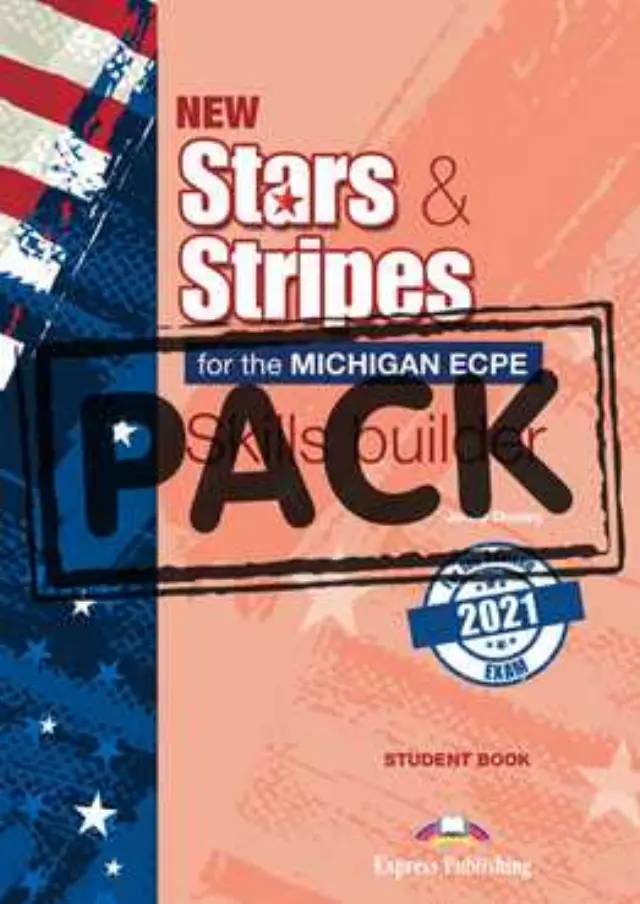 NEW STARS + STRIPES MICHIGAN ECPE 2021 EXAM SKILLS BUILDER (+ DIGIBOOKS APP)
