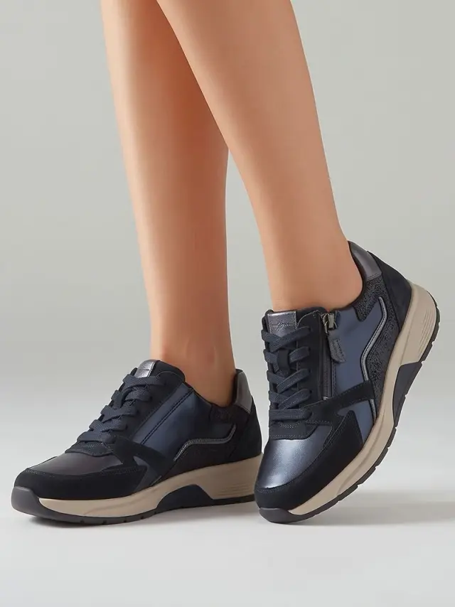 Gabor Sneakers Γυναικείο δέρμα/δέρμα Nubuck Μπλέ GAB/76878 012-D/BLUE - 37 2