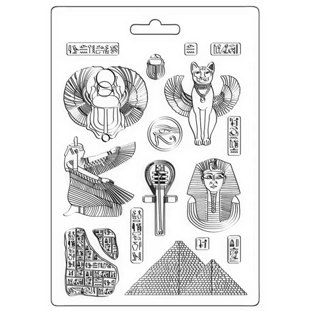 Καλούπι εύκαμπτο A4, 21x29cm, Stamperia, Fortune, Egypt