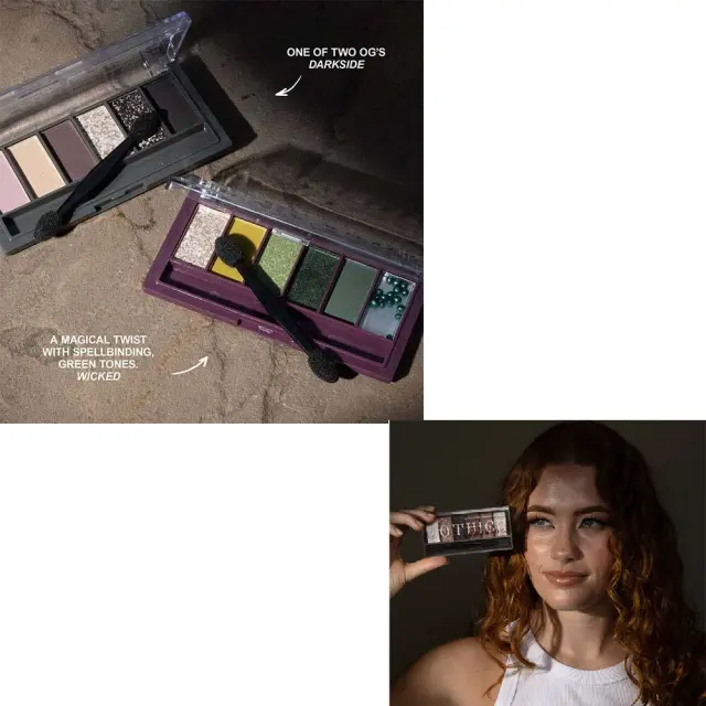 Technic Cosmetics Gothica Halloween Eyeshadow Palette Darkside – Παλέτα με 6 Σκιές Ματιών 2