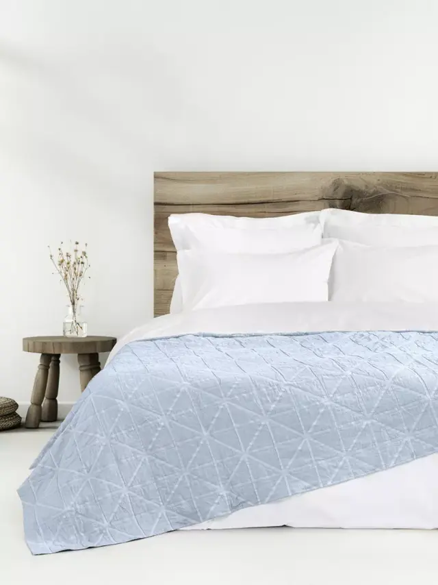 Nima Hotelling Κουβέρτα Γίγας 270x270 - Tore Light Blue