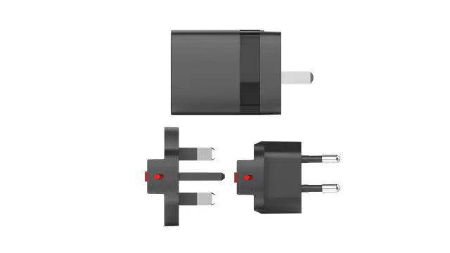 Speedlink - Travel Charger USB-A AND USB-C 15W for US-UK-EU, black - Electronics
