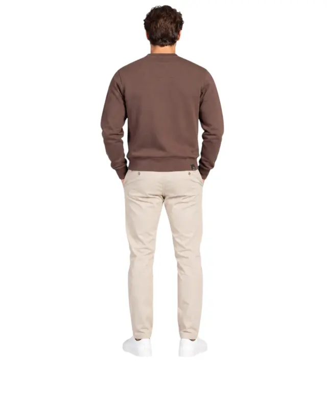 Accademia Militare - Ανδρική Μπλούζα Φούτερ W6S732-5731-054 Καφέ 3
