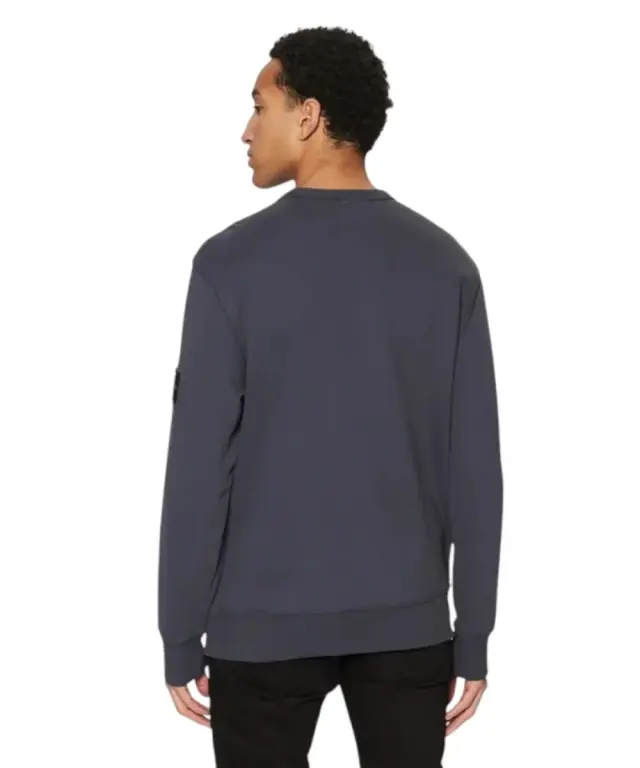 Calvin Klein - Badge Ανδρικό Φούτερ Regular Fit J30J323426-CGE Μπλε Σκούρο - XL 3