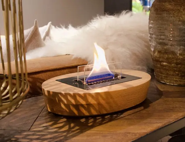 Επιτραπέζια Εστία Φωτιάς Carnation Tenderflame με διάρκεια καύσης 4 - 5 ώρες, χωρητικότητα δεξαμενής 500ml και διαστάσεις 33x22x11cm - Natural TF-600038