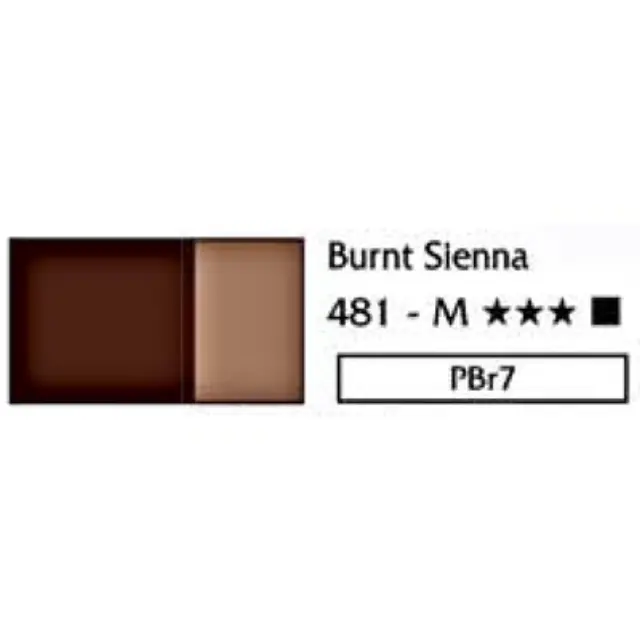 Λάδι Ζωγραφικής Lefranc Louvre - 481 Burnt Sienna - 20ml