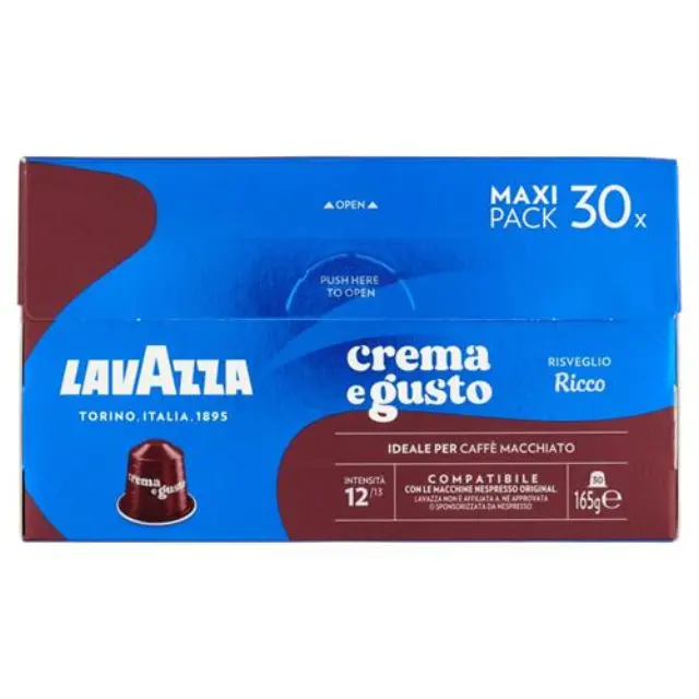 Lavazza Crema e Gusto Ricco Κάψουλες Nespresso 30τμχ