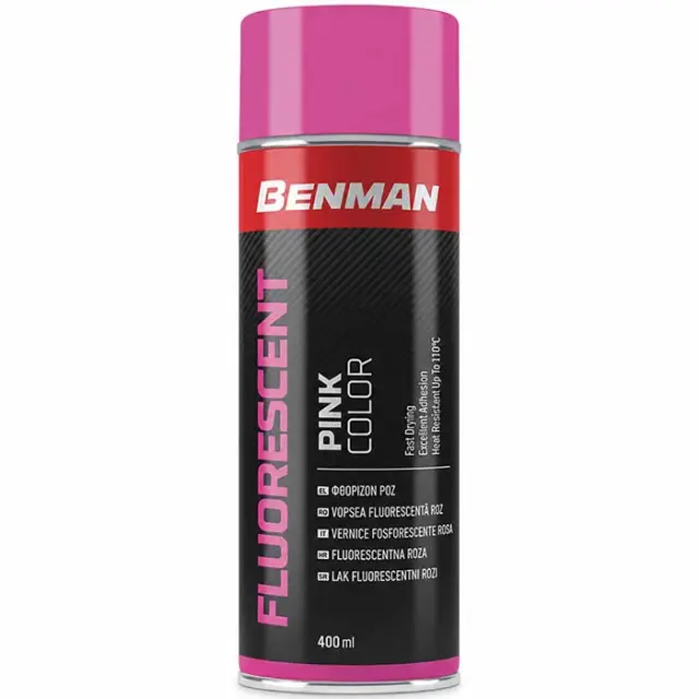 SPRAY ΦΩΣΦΟΡΙΖΩΝ ΛΑΚΑ ΡΟΖ BENMAN 400ML 28533