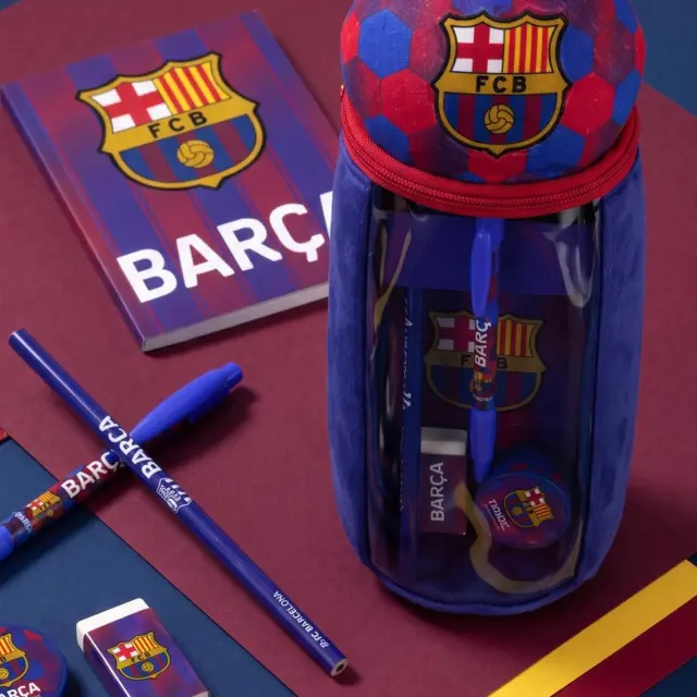 Κασετίνα λούτρινη FC Barcelona Plush Pencil Case 2700002522 2