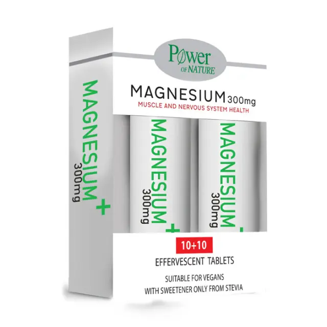 Power οf Nature Promo Magnesium 300mg, 20eff.tabs 1σετ