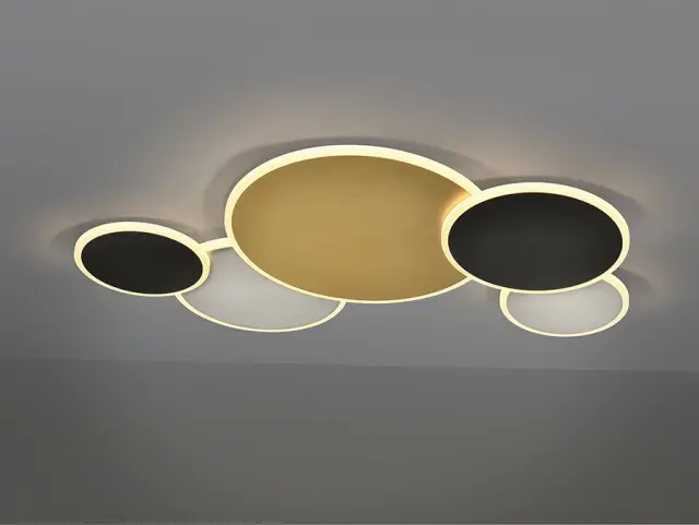 Umbra Large 236322 χρυσό-μαύρο-άσπρο φωτιστικό οροφής Άσπρο Μαύρο Χρυσό 2